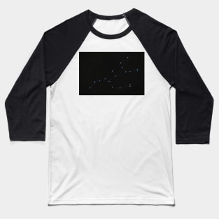 Ursa Major constellation, stars with spikes connected by lines Baseball T-Shirt